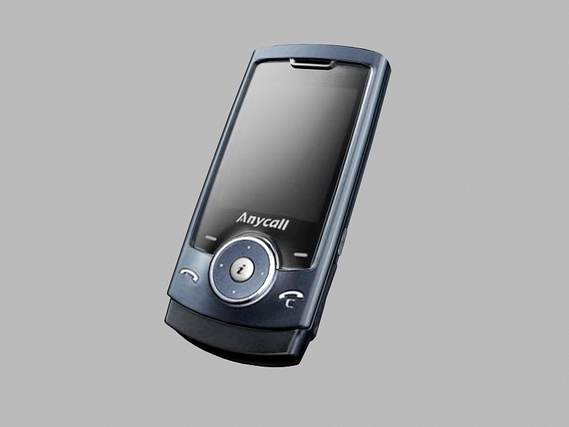 Samsung Anycall U608 3d rendering