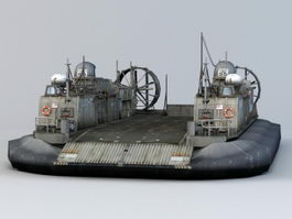 Landing Craft Air Cushion 3d model preview