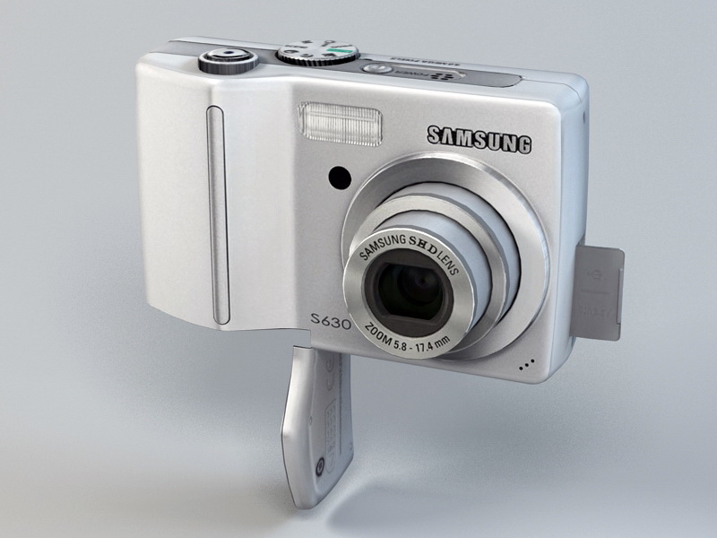 Samsung Digimax S630 Digital Camera 3d rendering