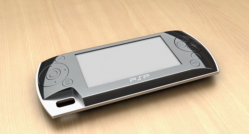 Sony PlayStation Portable 3d rendering
