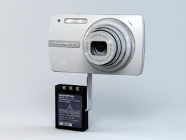 Olympus μ-820 Digital Camera 3d model preview