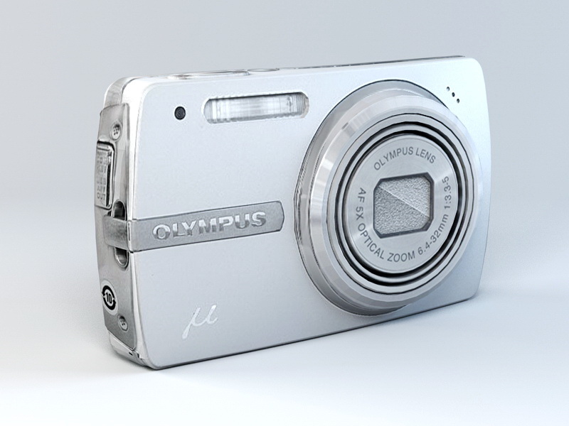 Olympus μ-820 Digital Camera 3d rendering