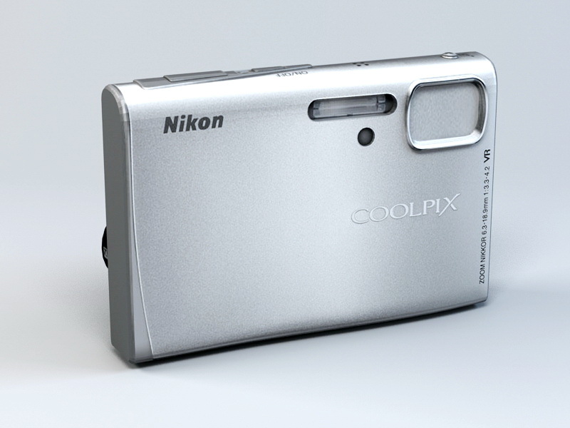 Nikon Coolpix S51 3d rendering