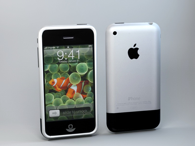 Apple iPhone 3d rendering