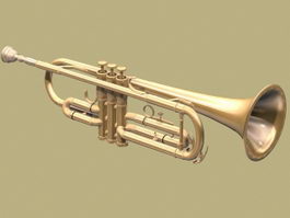 Bass Trumpet 3d model preview