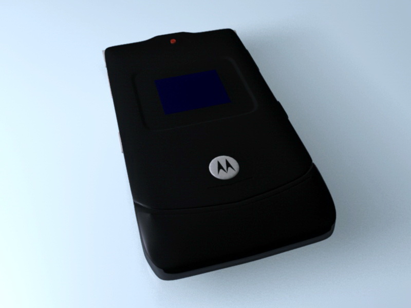 Motorola Mobile Phone 3d rendering