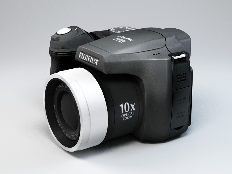 Fujifilm FinePix S5800 Digital Camera 3d rendering