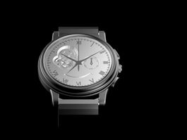 Wrist Watch 3d model preview