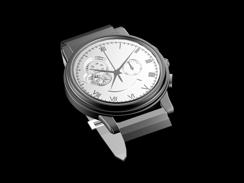 Wrist Watch 3d rendering