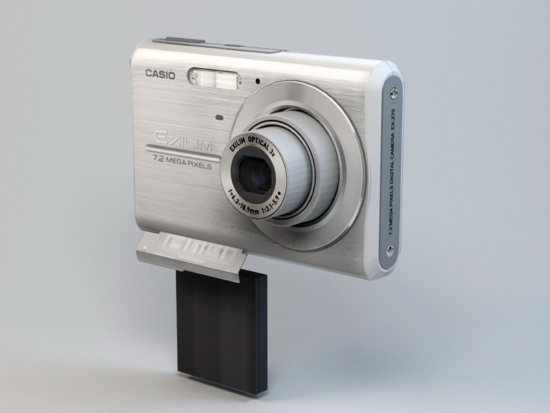 Casio EX-Z75 Digital Camera 3d rendering