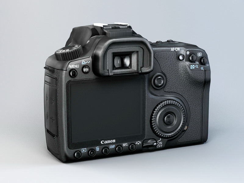 Canon EOS 40D Camera 3d rendering