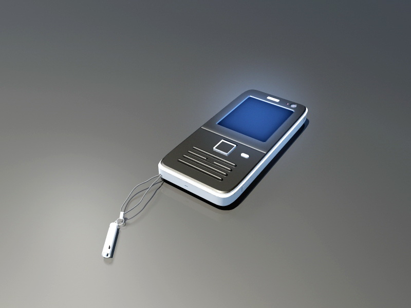 Nokia N78 3d rendering