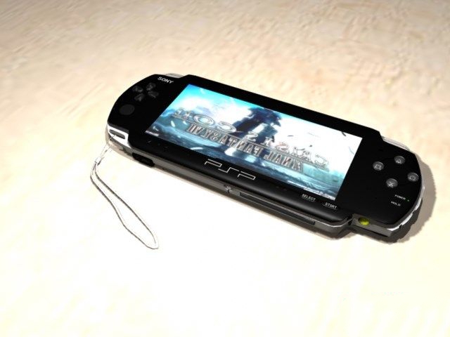 PlayStation Portable 3d rendering
