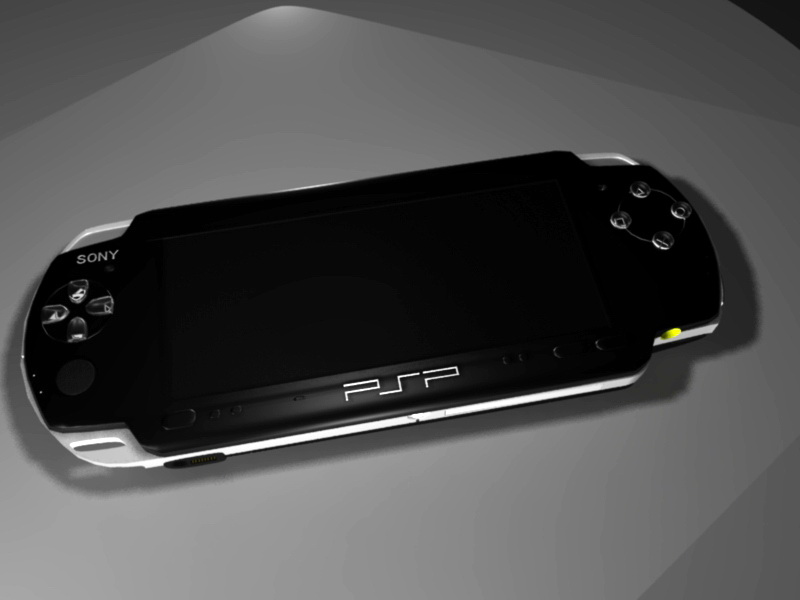 PlayStation Portable 3d rendering