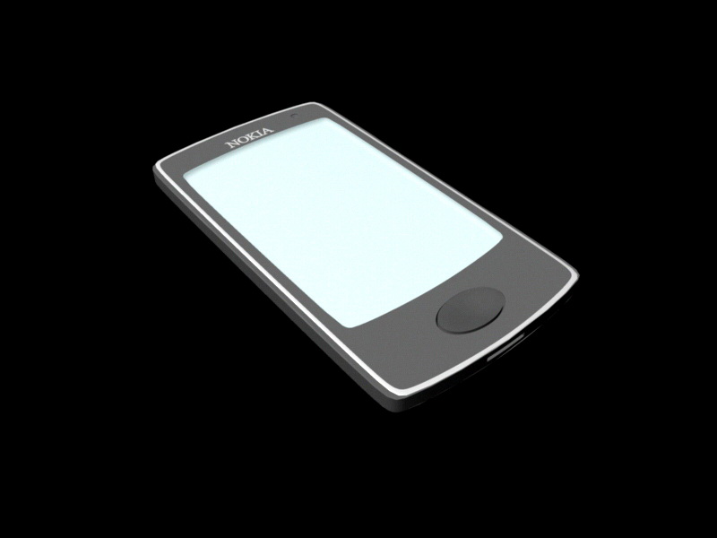 Nokia Smartphone 3d rendering