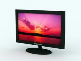 Samsung LCD Monitor 3d model preview