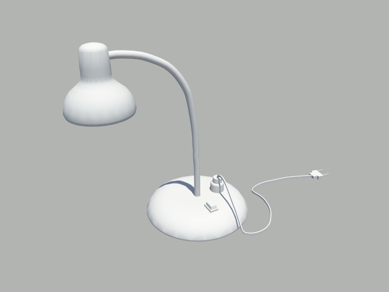Office Desk Lamp 3d rendering