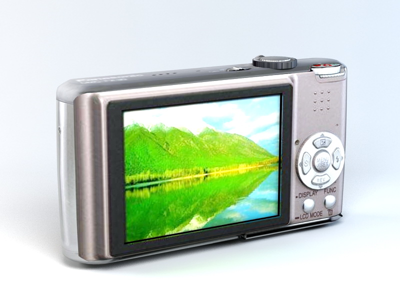 Panasonic Lumix DMC-FX30 Camera 3d rendering