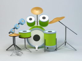 Drum Set 3d preview