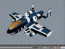 A-10 Warthog 3d model preview