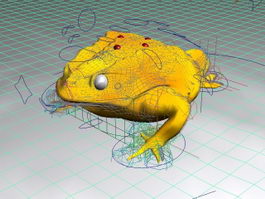 Golden Toad Rig 3d preview