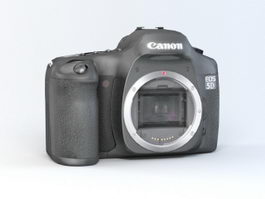 Canon EOS 5D 3d model preview
