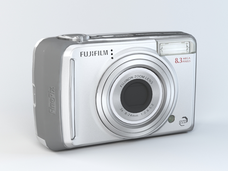 FUJIFILM FinePix A800 3d rendering