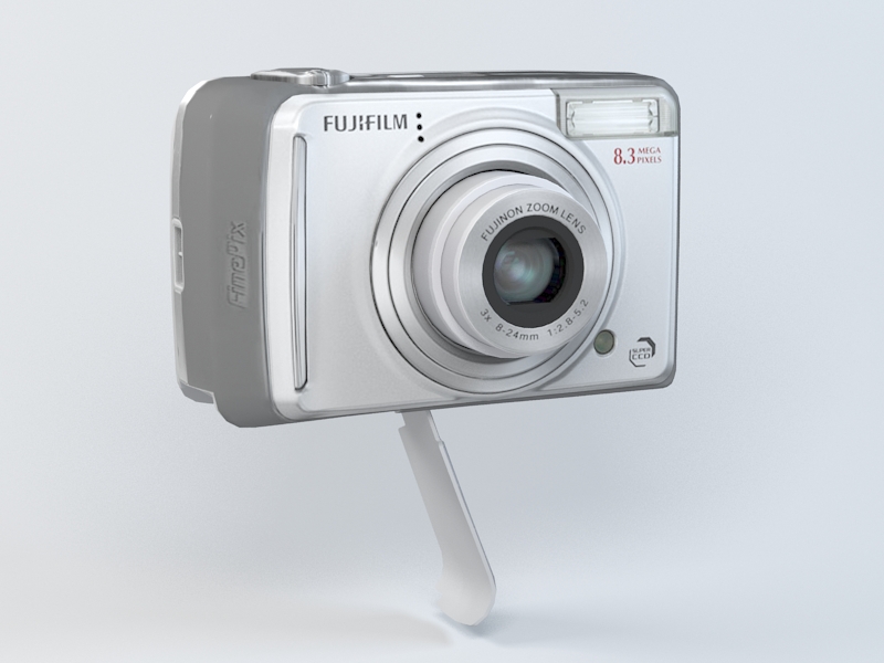 FUJIFILM FinePix A800 3d rendering