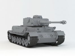 VK 4501 (P) Tiger 3d model preview