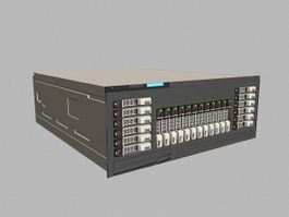 Dell PowerEdge Server 3d model preview