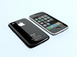 iPhone 6 Black 3d model preview