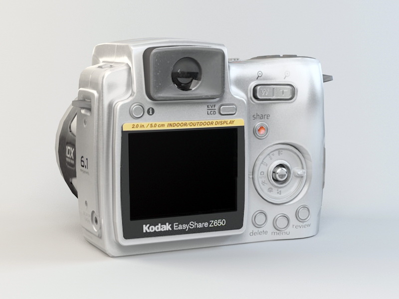 Kodak EasyShare Z650 Camera 3d rendering