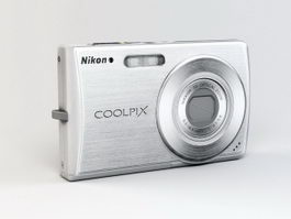 Nikon Coolpix S200 Digital Camera 3d model preview