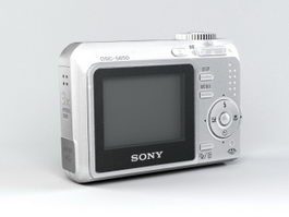 Sony Cyber-shot DSC-S650 Digital Camera 3d model preview