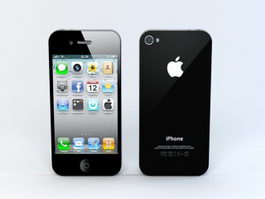 Apple iPhone 4 3d model preview