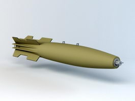 Aerial Bomb 3d model preview