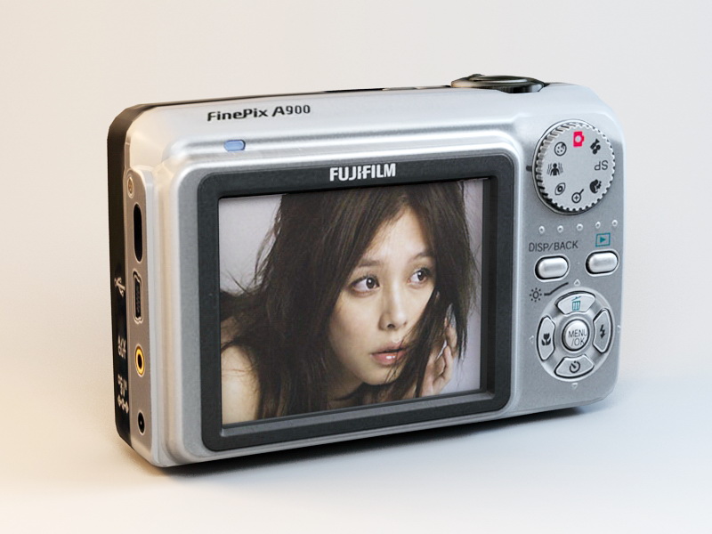Fujifilm FinePix A900 Camera 3d rendering