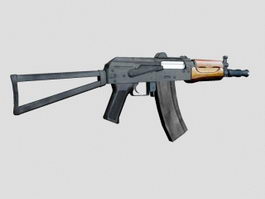 AKS-74U Carbine 3d model preview