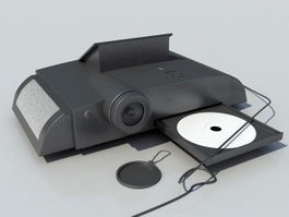 Portable DVD Player and Projector 3d preview