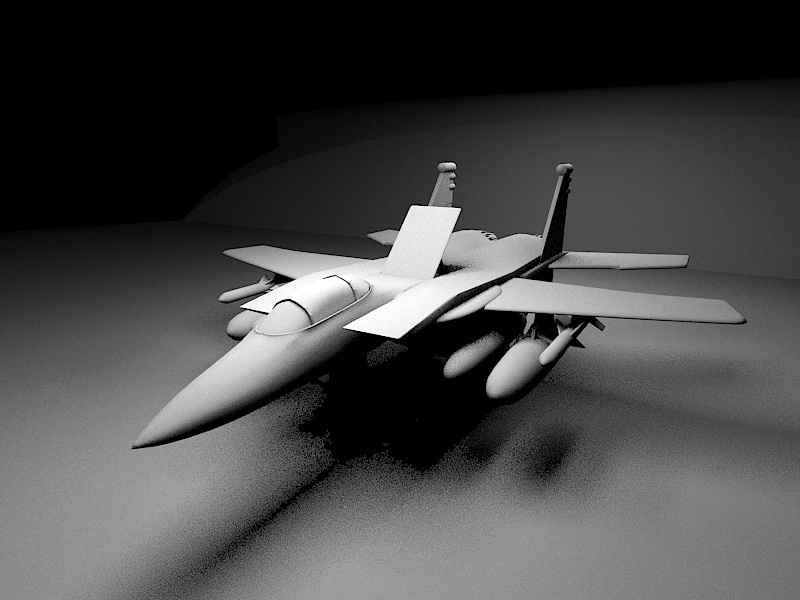 F-15 Eagle 3d rendering