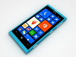 Nokia Lumia 800 3d model preview