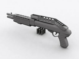 SPAS-12 Shotgun 3d model preview