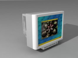 CRT Monitor 3d preview
