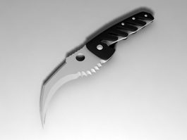 Army Tactical Knife 3d model preview