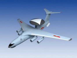 Chinese KJ-500 AEW&C 3d model preview