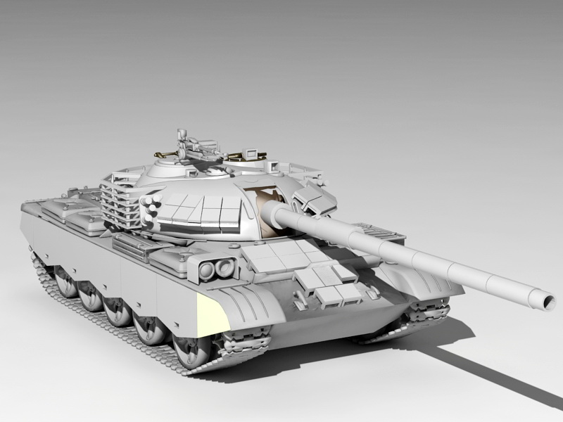 Type59 Chinese main battle tank 3D Model