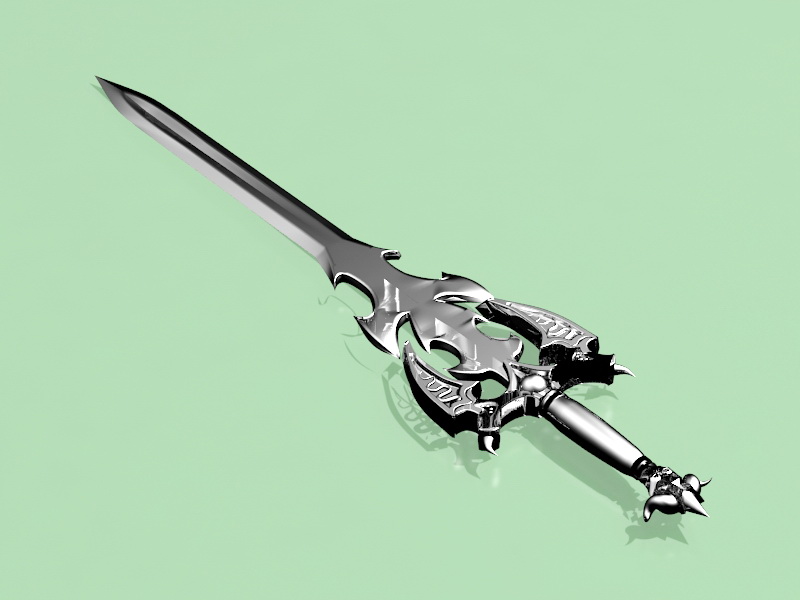 Dragon Sword, 3D CAD Model Library