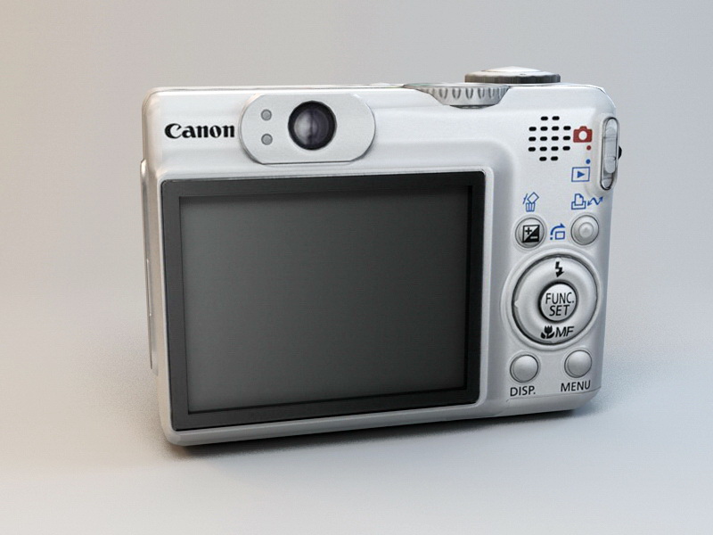Canon PowerShot A570IS 3d rendering