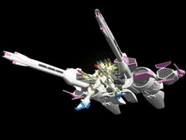 Space Fighter 3d model preview