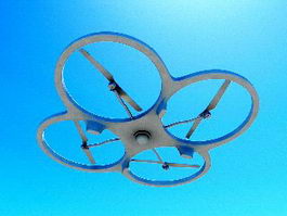 Quadcopter 3d model preview